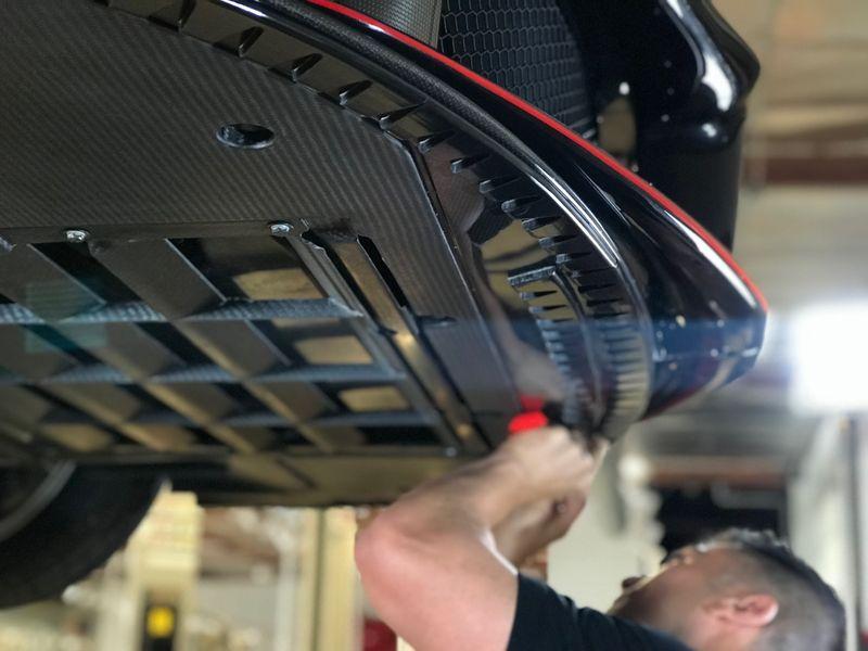 Is Your Ferrari Skid Plate Effective Like This?